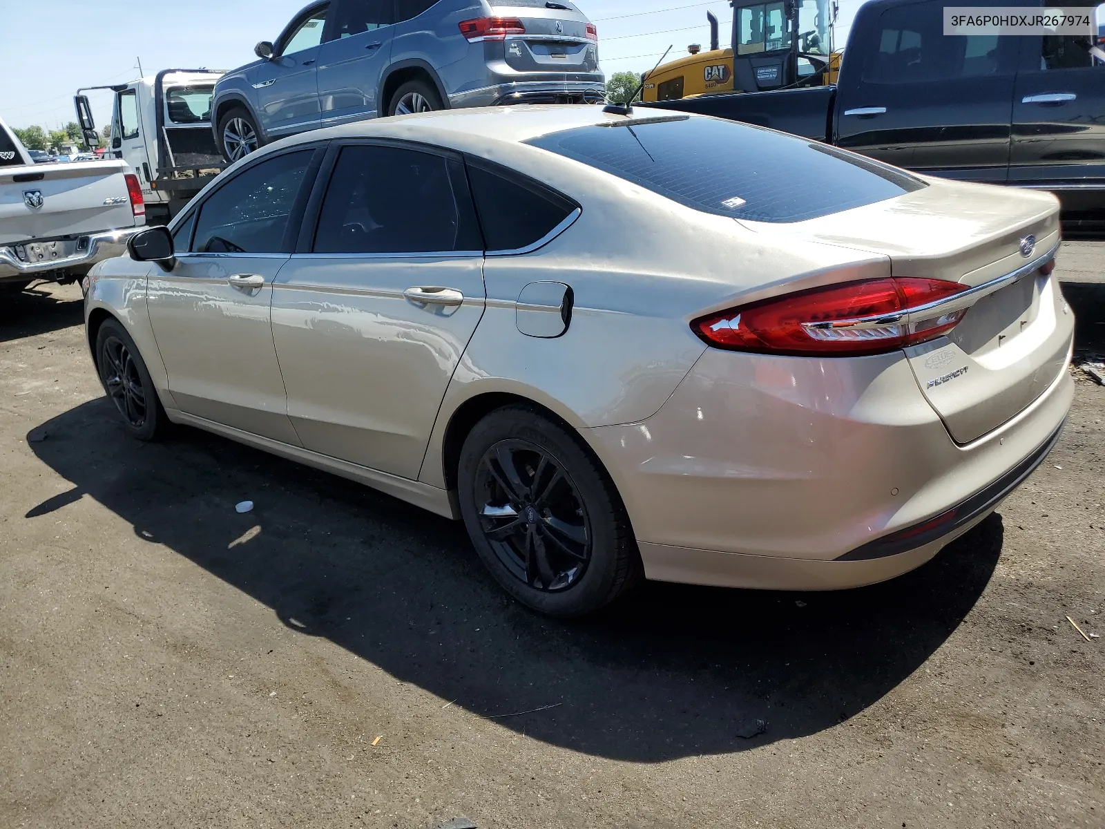 2018 Ford Fusion Se VIN: 3FA6P0HDXJR267974 Lot: 59177724