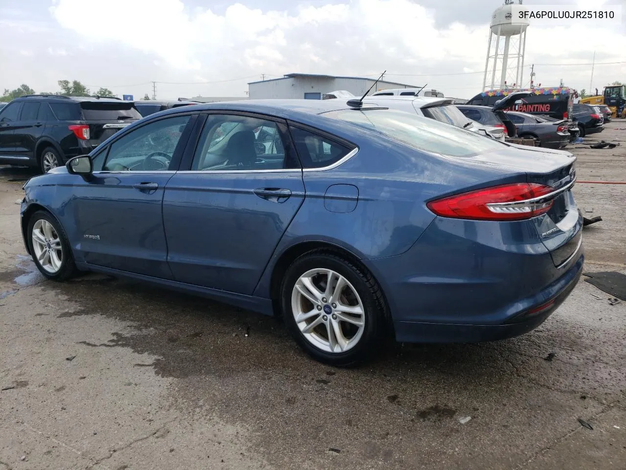 2018 Ford Fusion Se Hybrid VIN: 3FA6P0LU0JR251810 Lot: 59771524