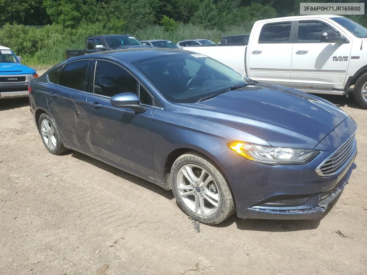 3FA6P0H71JR165800 2018 Ford Fusion Se