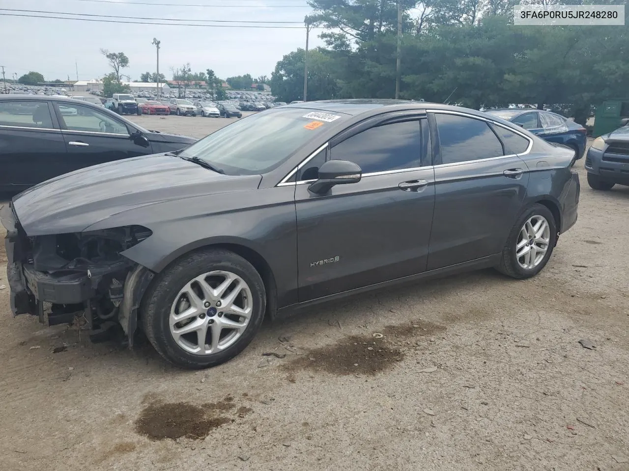 2018 Ford Fusion Titanium/Platinum Hev VIN: 3FA6P0RU5JR248280 Lot: 60443024