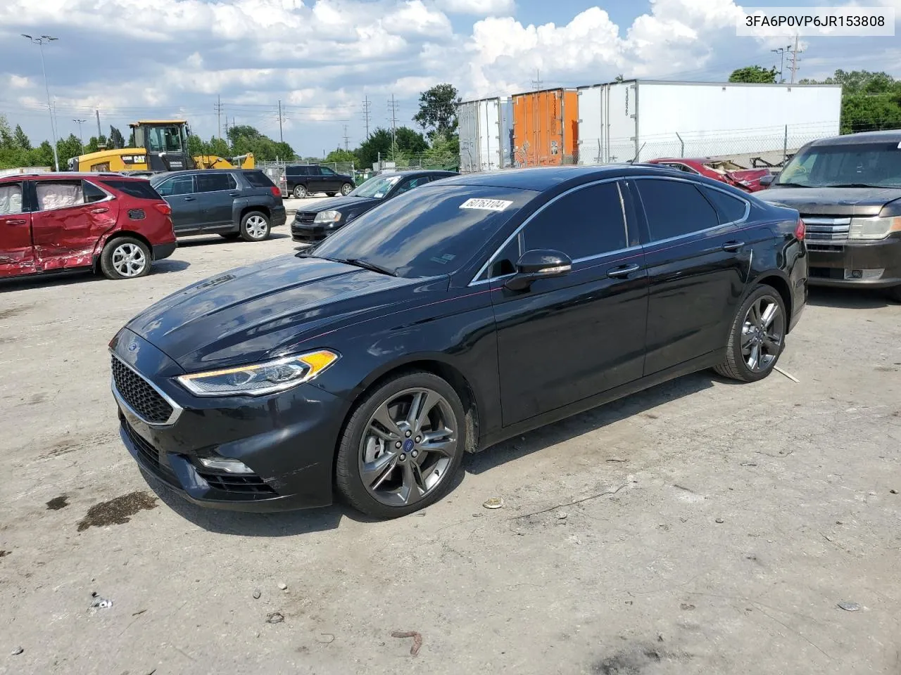 2018 Ford Fusion Sport VIN: 3FA6P0VP6JR153808 Lot: 60763104