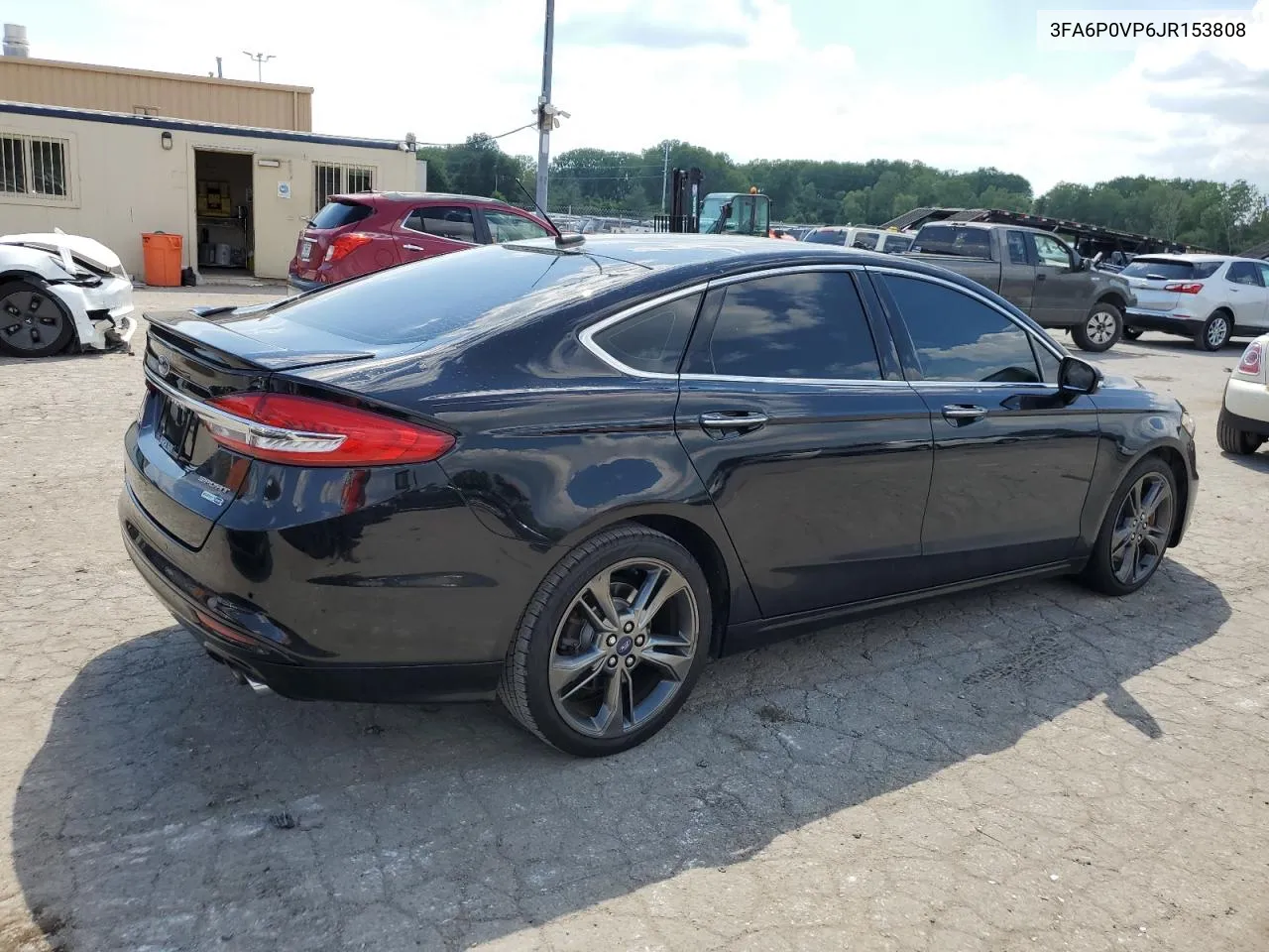 2018 Ford Fusion Sport VIN: 3FA6P0VP6JR153808 Lot: 60763104