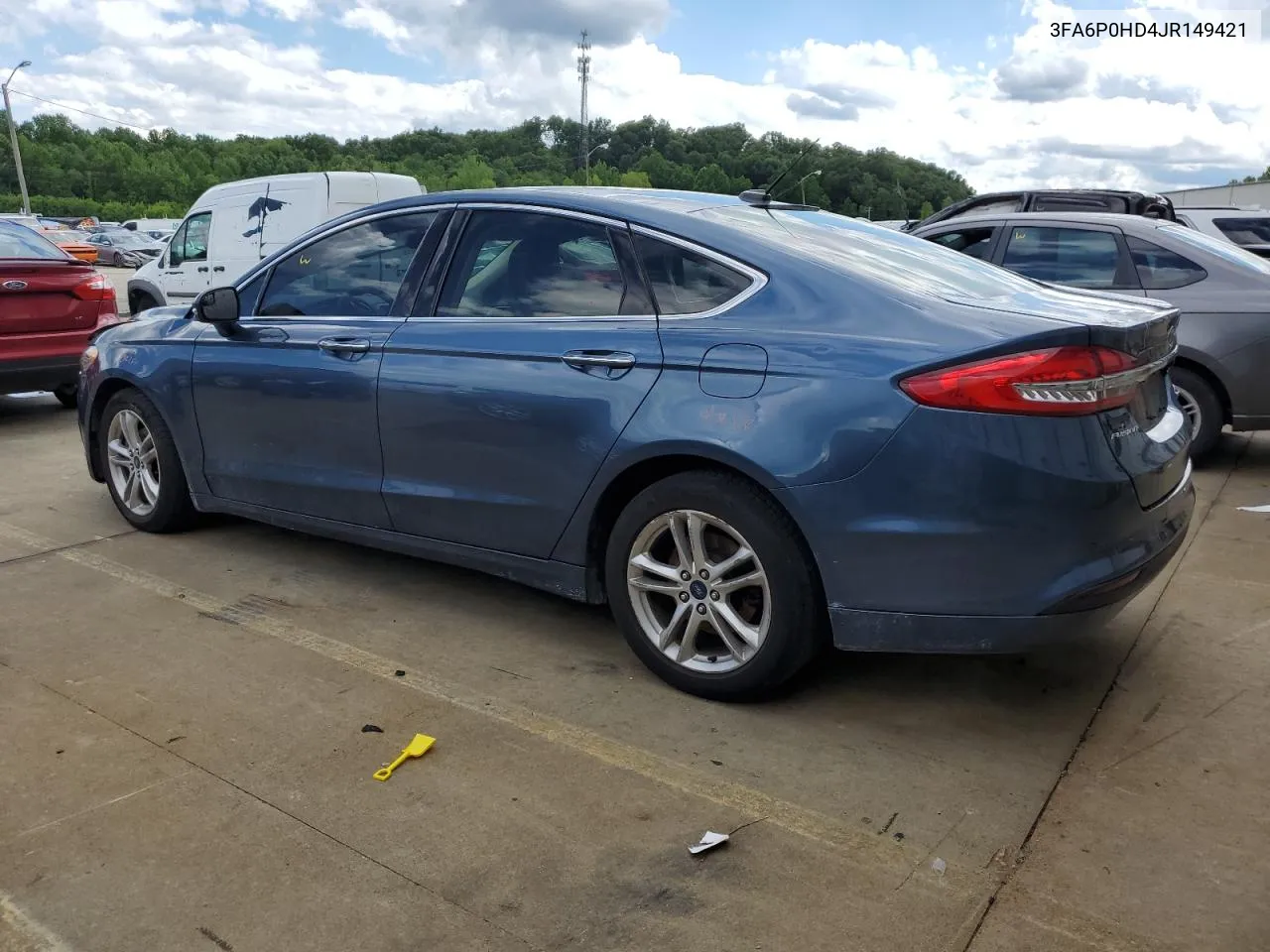 2018 Ford Fusion Se VIN: 3FA6P0HD4JR149421 Lot: 60987814