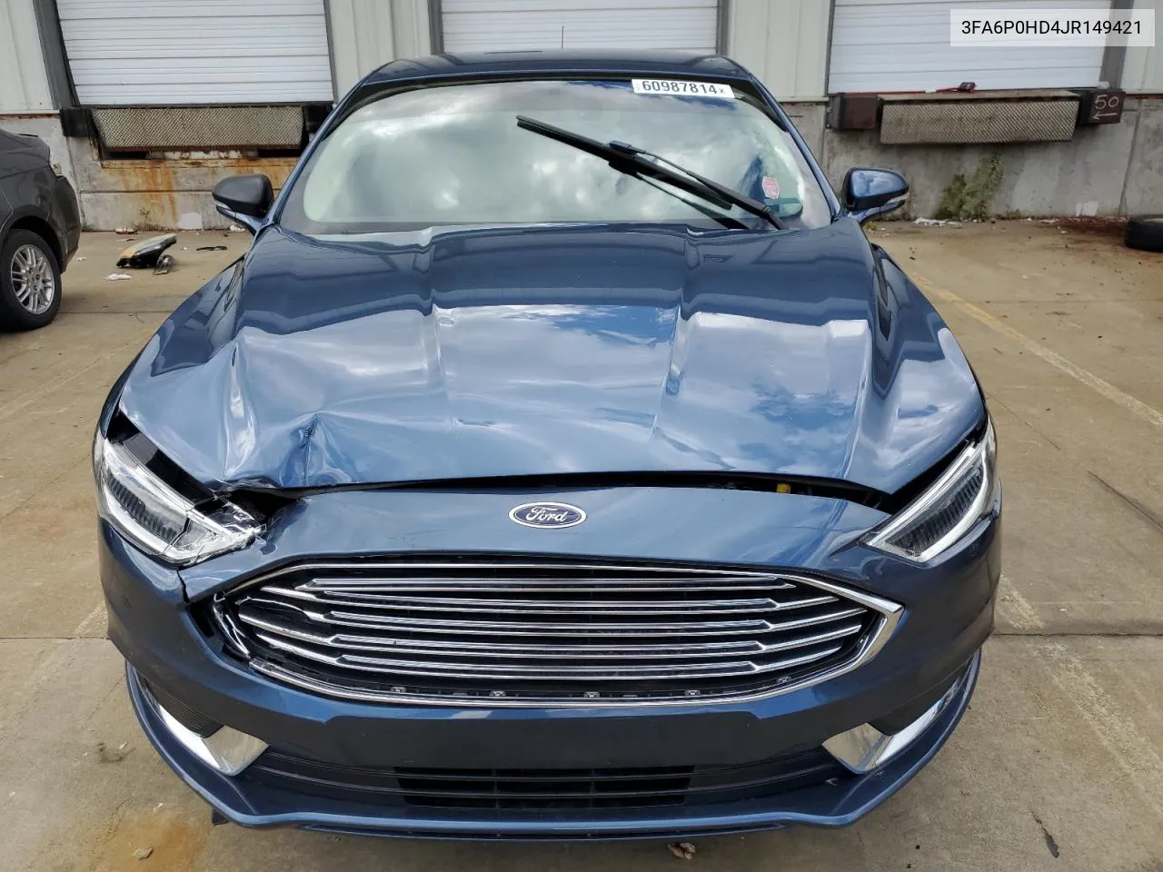 3FA6P0HD4JR149421 2018 Ford Fusion Se