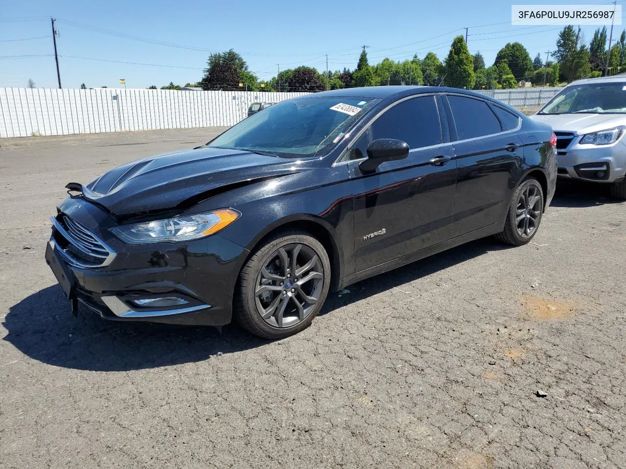 2018 Ford Fusion Se Hybrid VIN: 3FA6P0LU9JR256987 Lot: 62438884