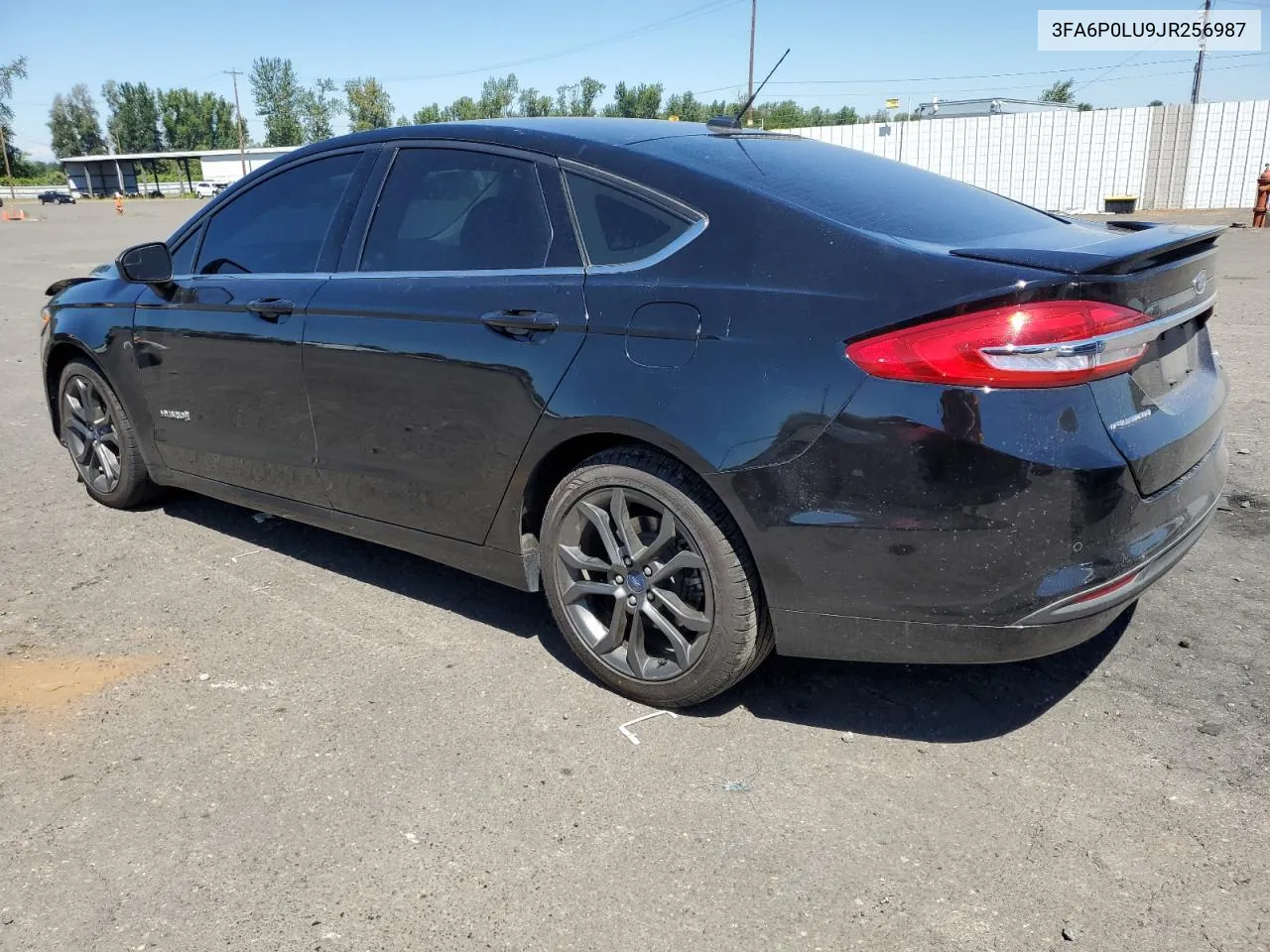 2018 Ford Fusion Se Hybrid VIN: 3FA6P0LU9JR256987 Lot: 62438884