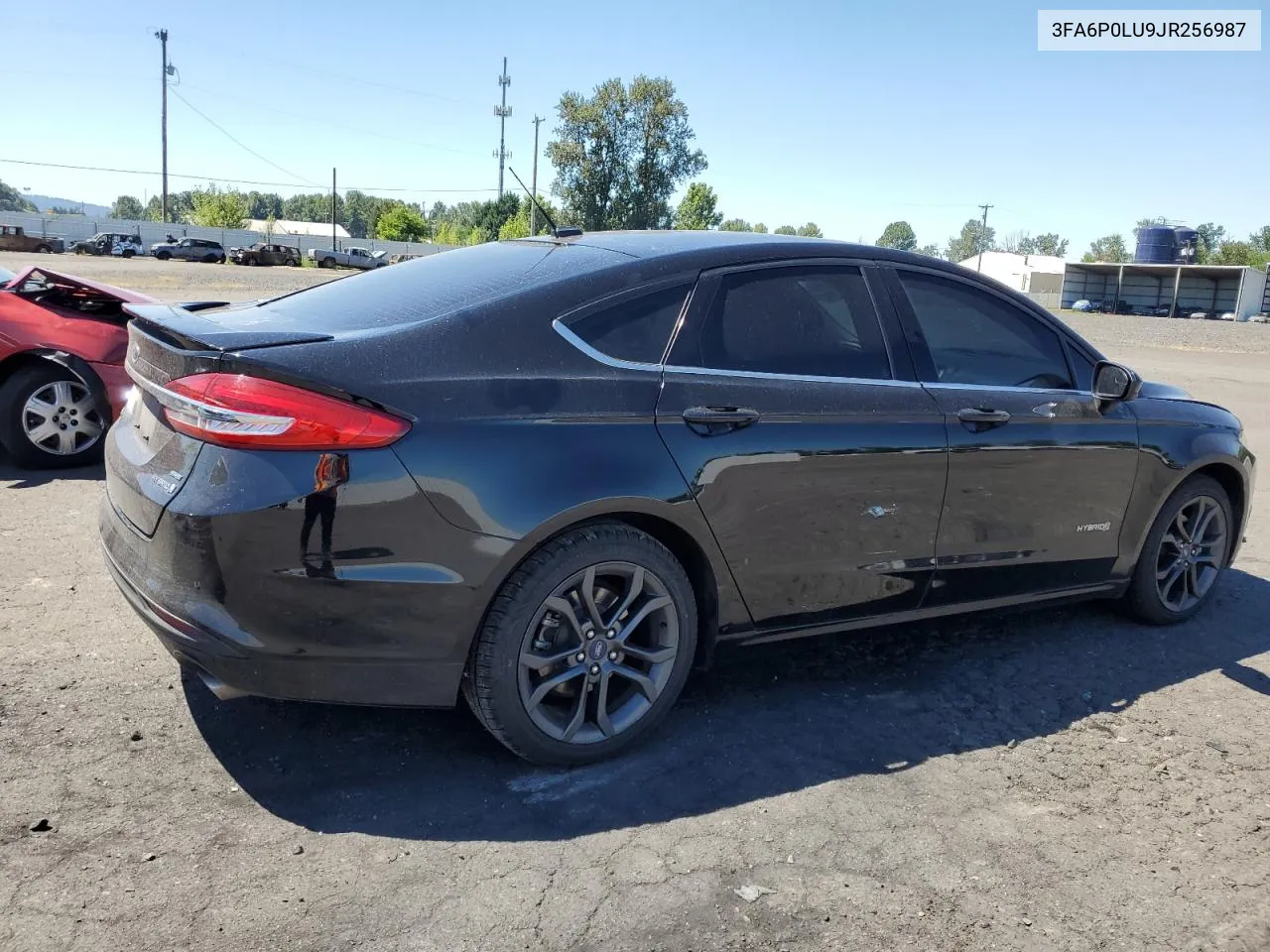 2018 Ford Fusion Se Hybrid VIN: 3FA6P0LU9JR256987 Lot: 62438884