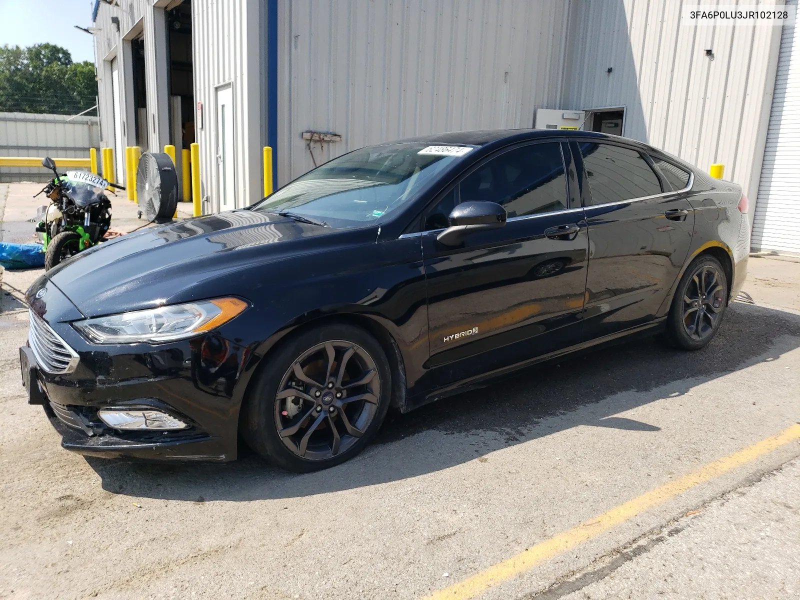 2018 Ford Fusion Se Hybrid VIN: 3FA6P0LU3JR102128 Lot: 62486474