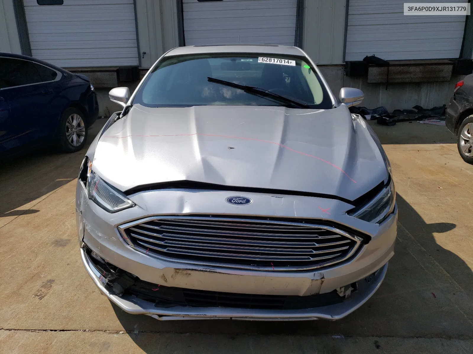 2018 Ford Fusion Titanium/Platinum VIN: 3FA6P0D9XJR131779 Lot: 62817014