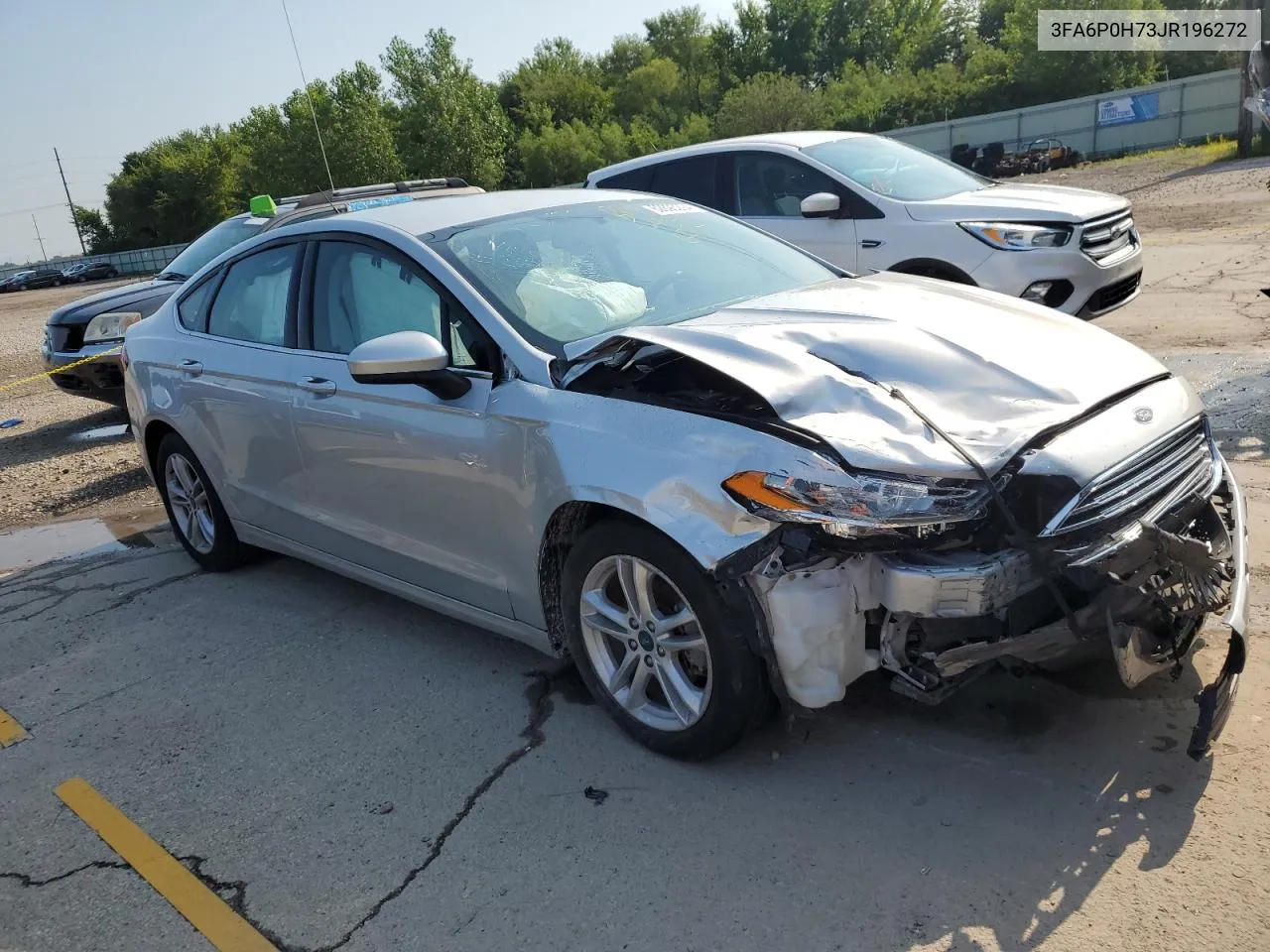 2018 Ford Fusion Se VIN: 3FA6P0H73JR196272 Lot: 62893294