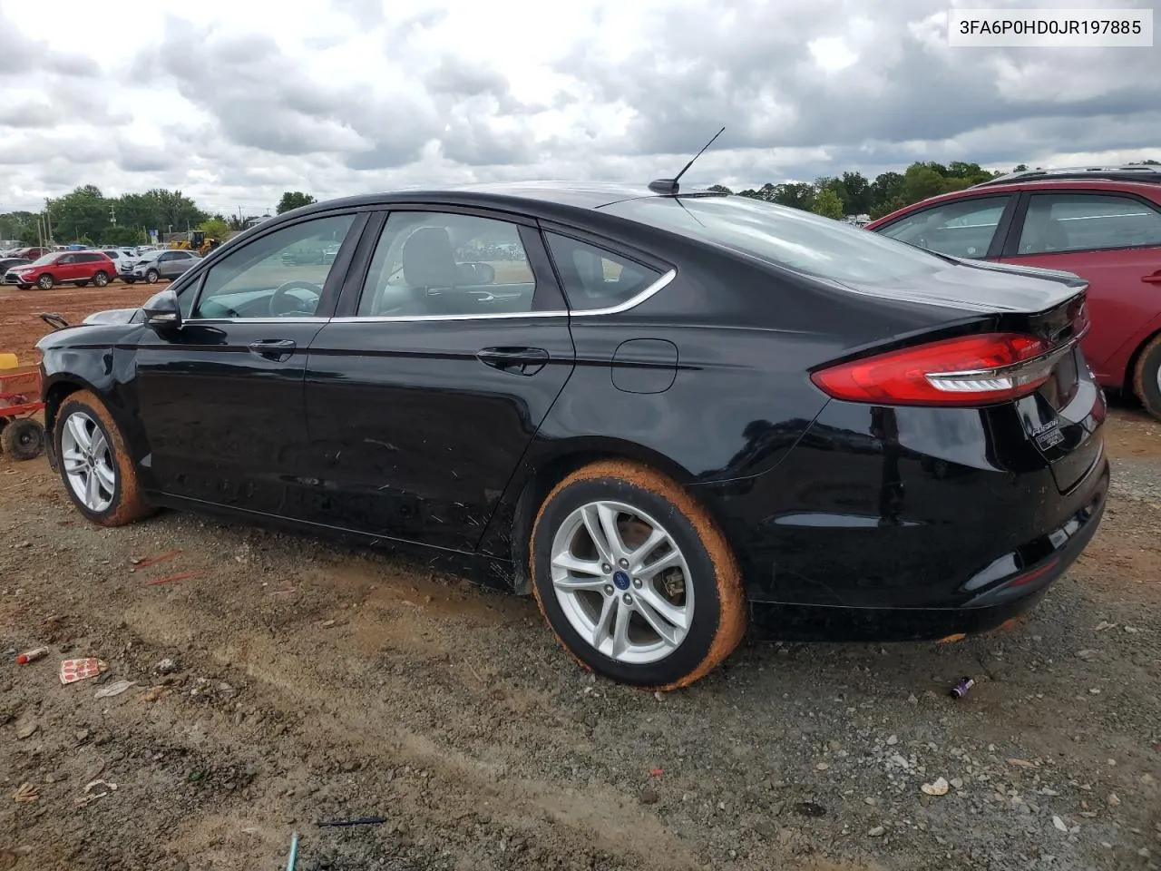 2018 Ford Fusion Se VIN: 3FA6P0HD0JR197885 Lot: 63016664