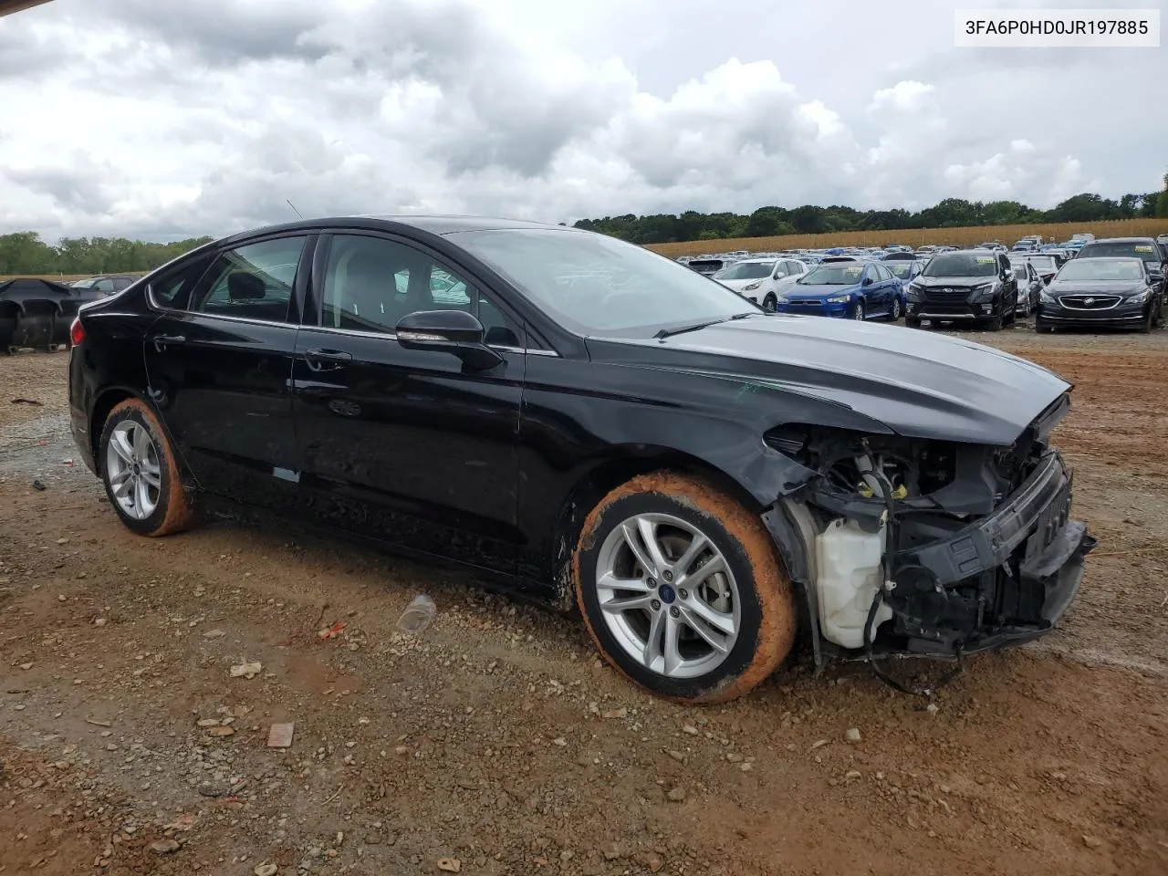 2018 Ford Fusion Se VIN: 3FA6P0HD0JR197885 Lot: 63016664