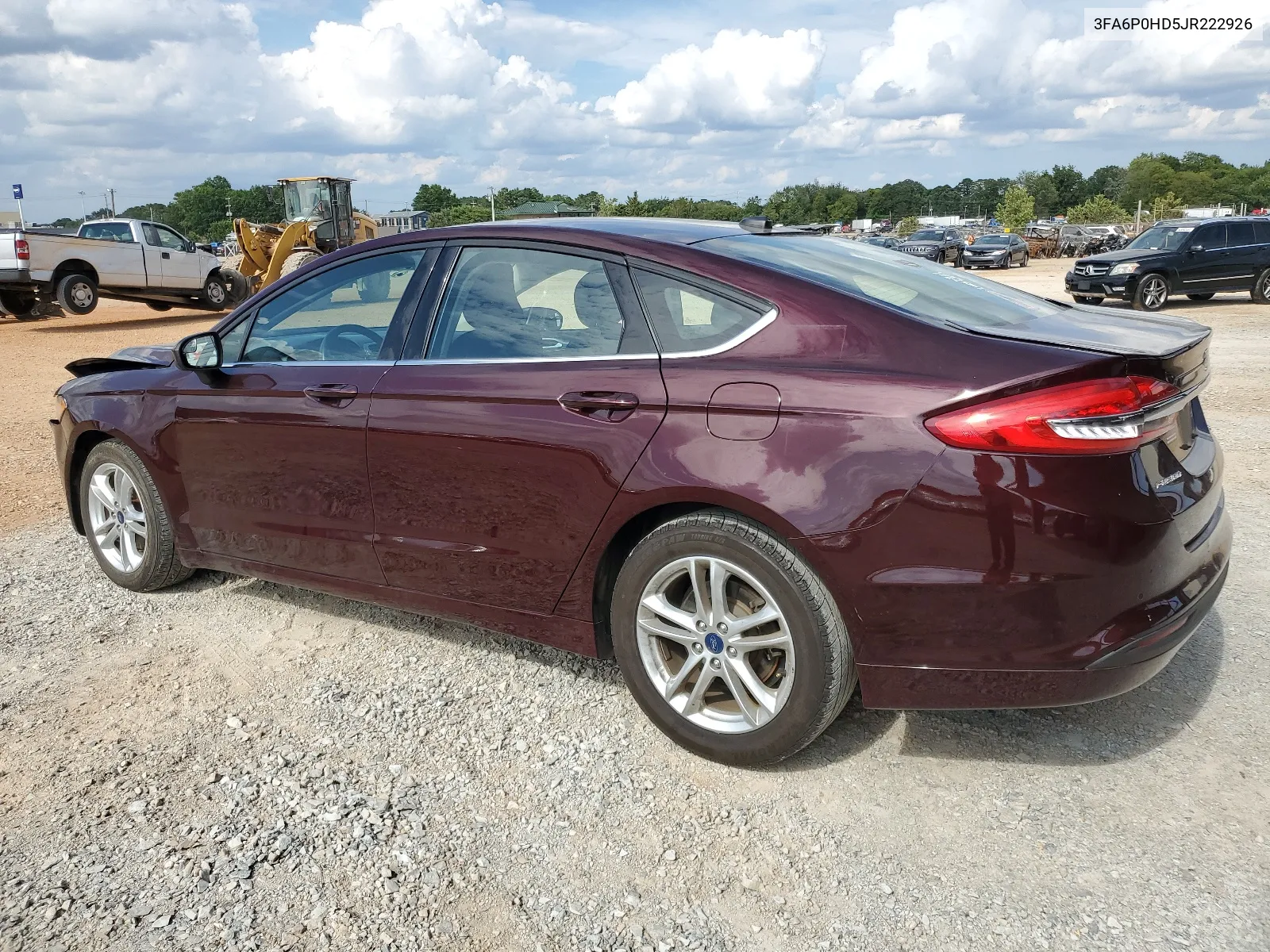 2018 Ford Fusion Se VIN: 3FA6P0HD5JR222926 Lot: 63280944