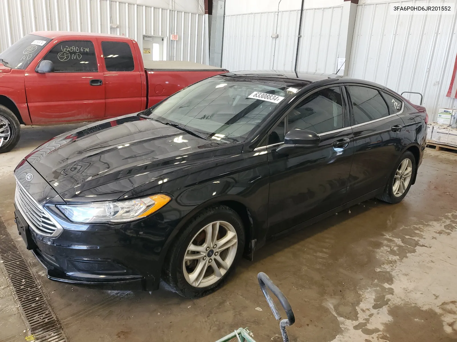 2018 Ford Fusion Se VIN: 3FA6P0HD6JR201552 Lot: 63308834