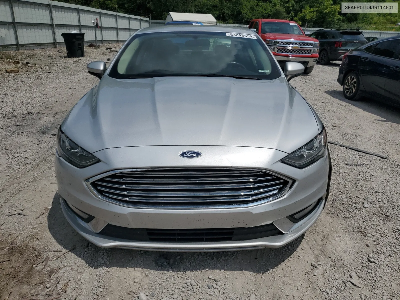 2018 Ford Fusion Se Hybrid VIN: 3FA6P0LU4JR114501 Lot: 63846854