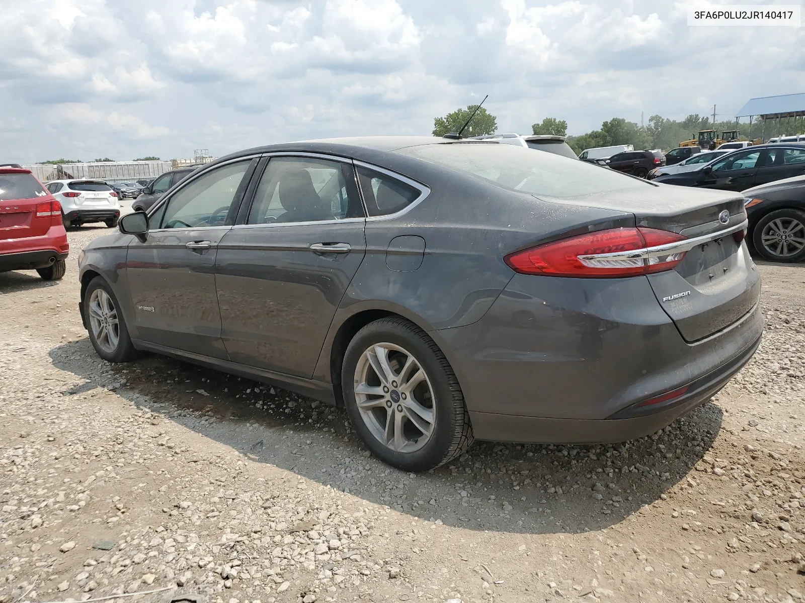 2018 Ford Fusion Se Hybrid VIN: 3FA6P0LU2JR140417 Lot: 64054044