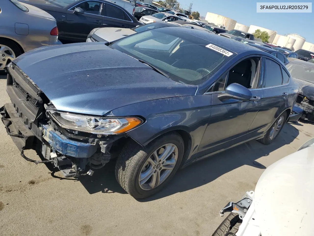 3FA6P0LU2JR205279 2018 Ford Fusion Se Hybrid