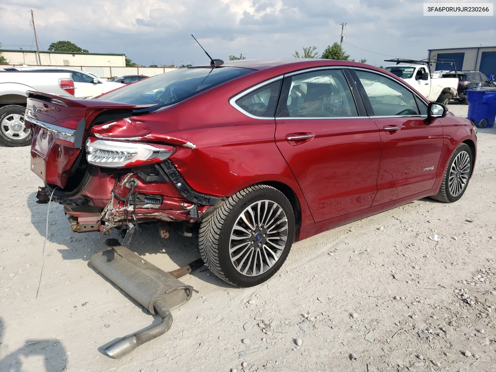 3FA6P0RU9JR230266 2018 Ford Fusion Titanium/Platinum Hev