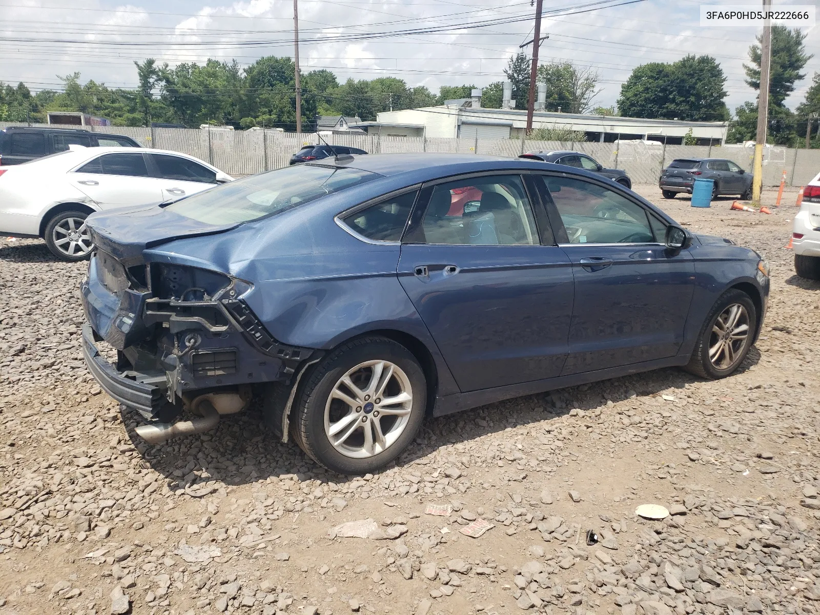 3FA6P0HD5JR222666 2018 Ford Fusion Se