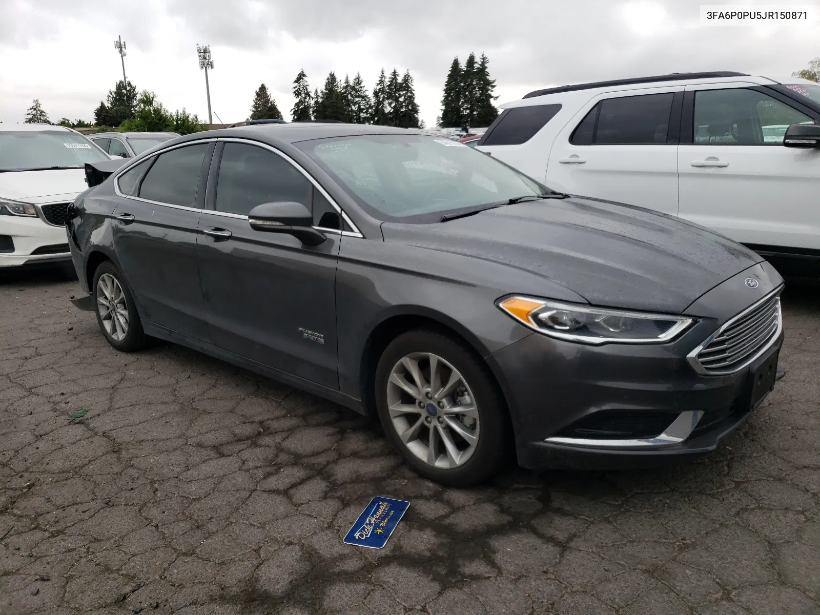 2018 Ford Fusion Se Phev VIN: 3FA6P0PU5JR150871 Lot: 64515144