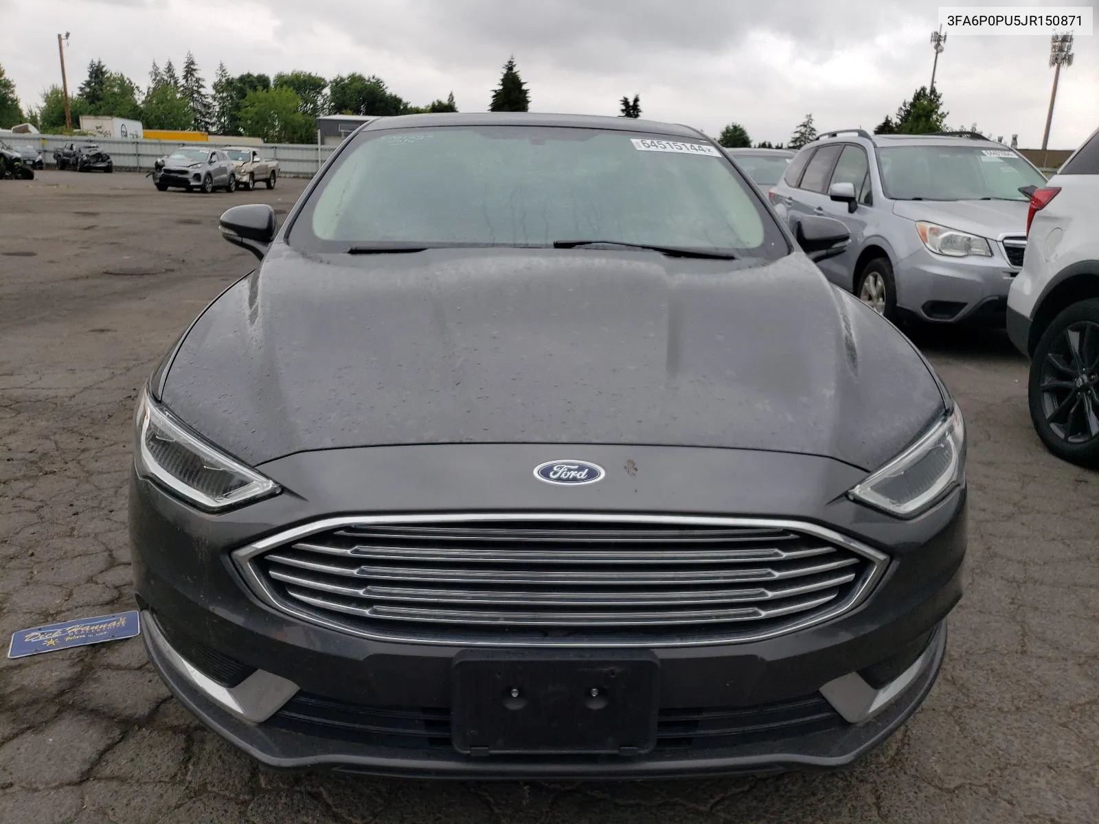 3FA6P0PU5JR150871 2018 Ford Fusion Se Phev