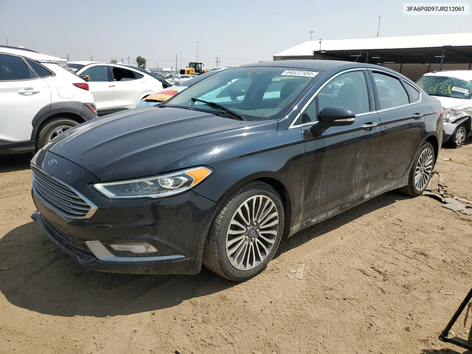 2018 Ford Fusion Titanium/Platinum VIN: 3FA6P0D97JR212061 Lot: 64522104