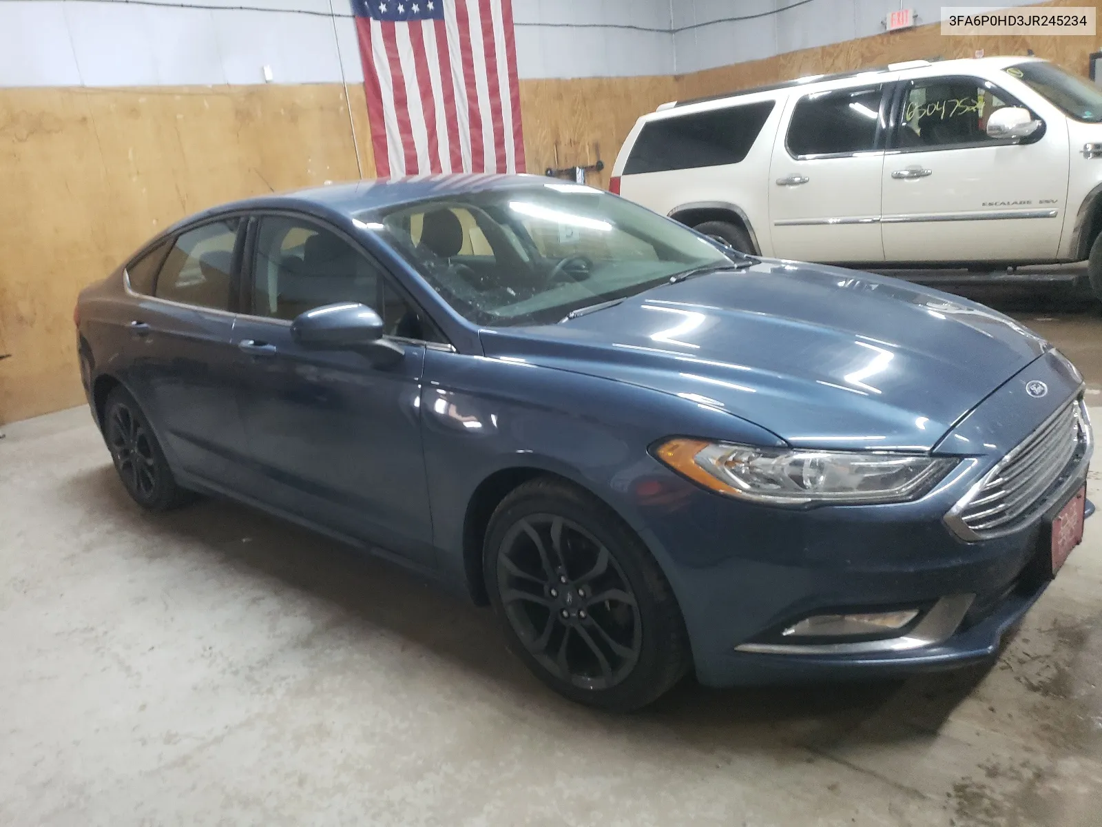 2018 Ford Fusion Se VIN: 3FA6P0HD3JR245234 Lot: 64701944