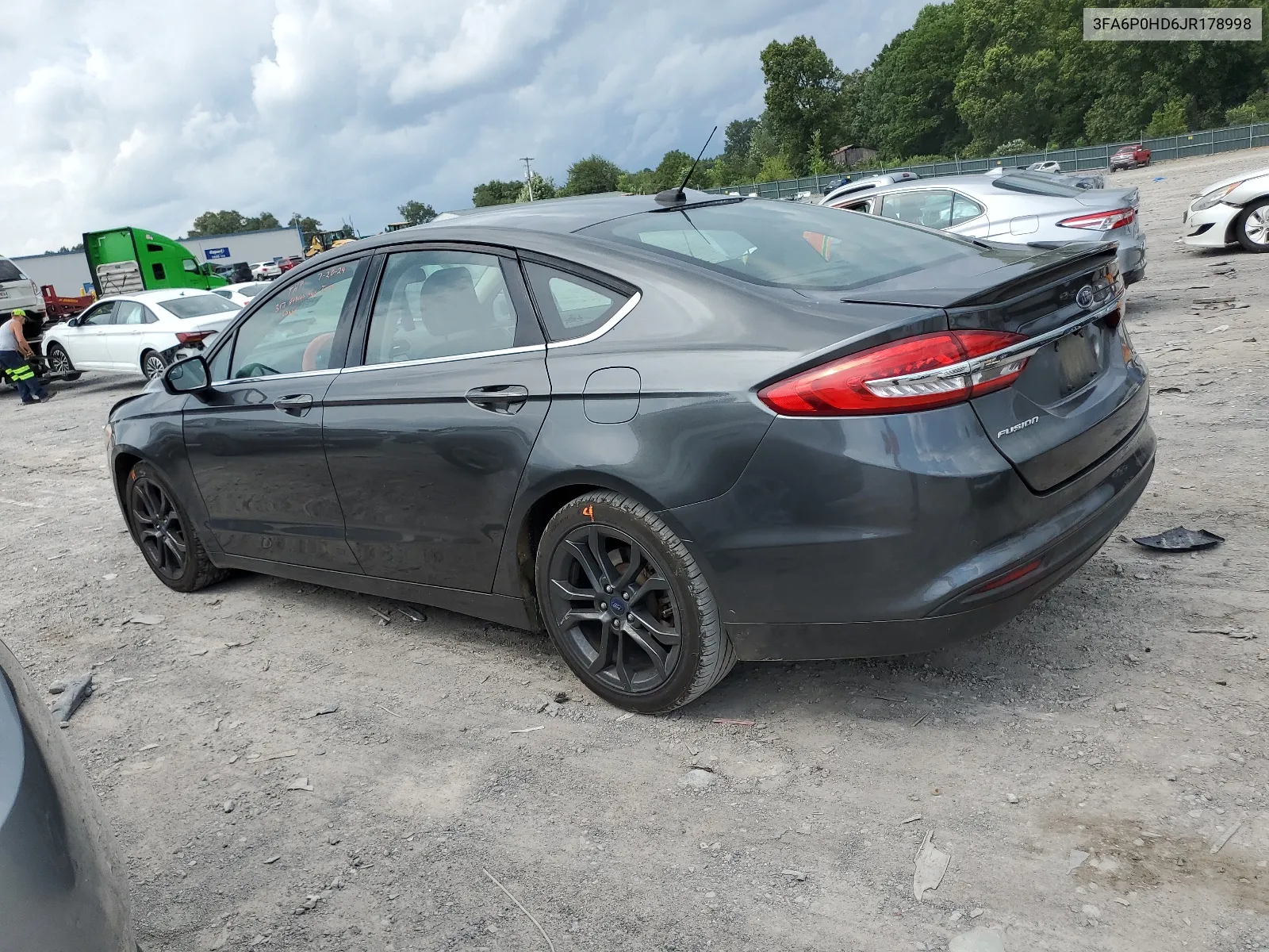 2018 Ford Fusion Se VIN: 3FA6P0HD6JR178998 Lot: 65240684