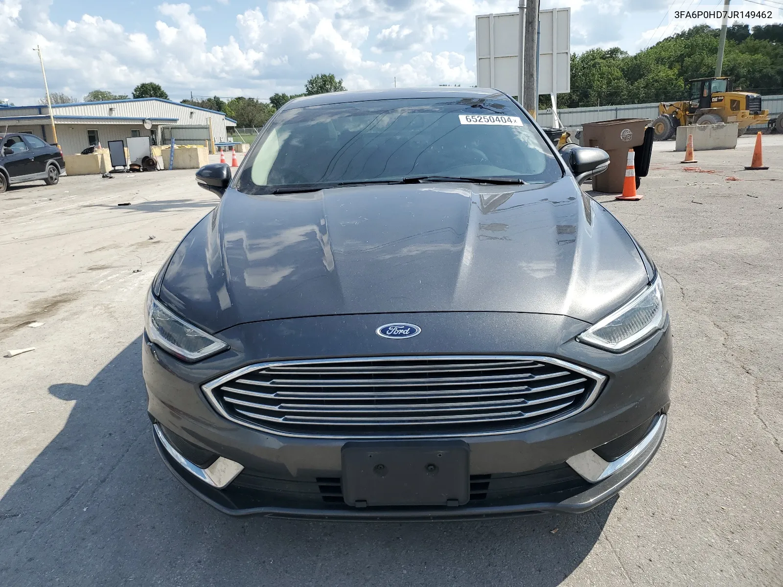 2018 Ford Fusion Se VIN: 3FA6P0HD7JR149462 Lot: 65250404