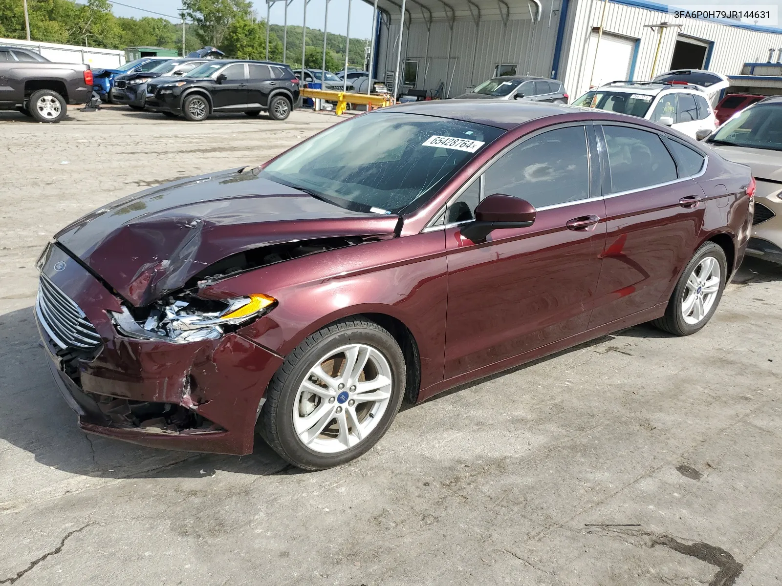 2018 Ford Fusion Se VIN: 3FA6P0H79JR144631 Lot: 65428764