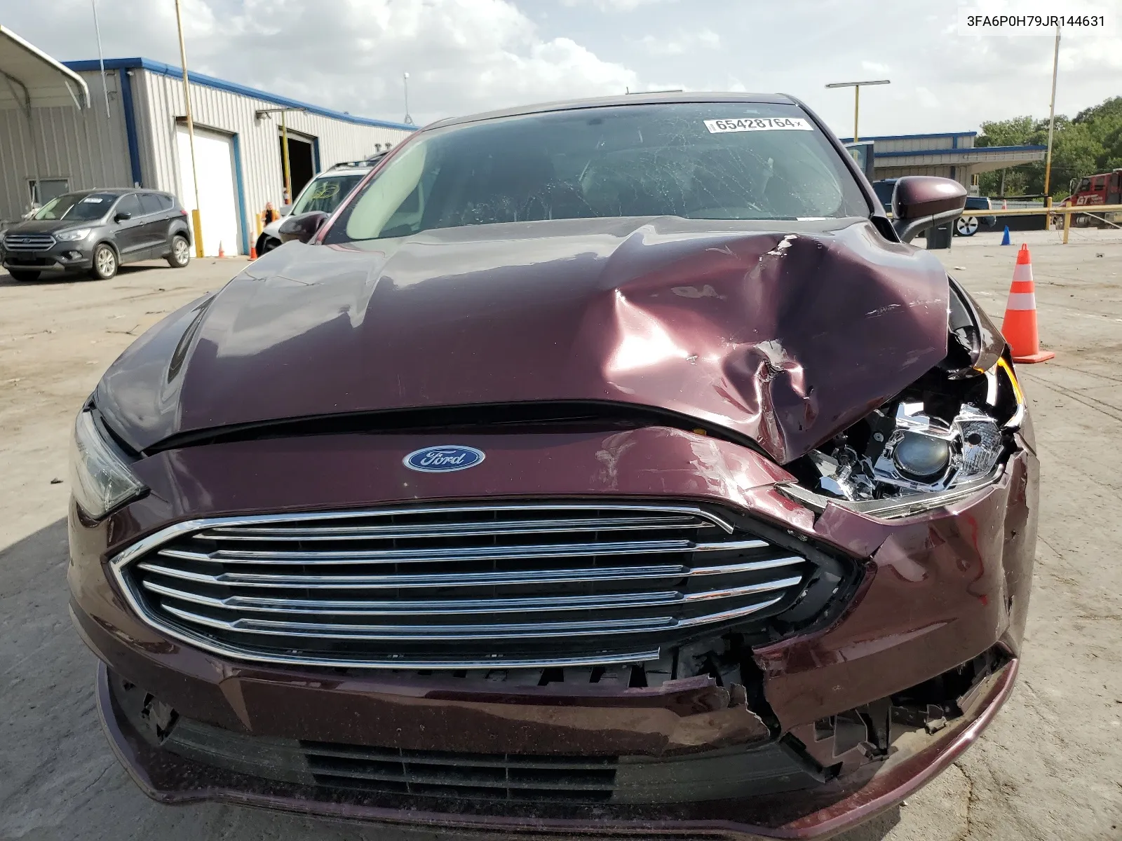 2018 Ford Fusion Se VIN: 3FA6P0H79JR144631 Lot: 65428764