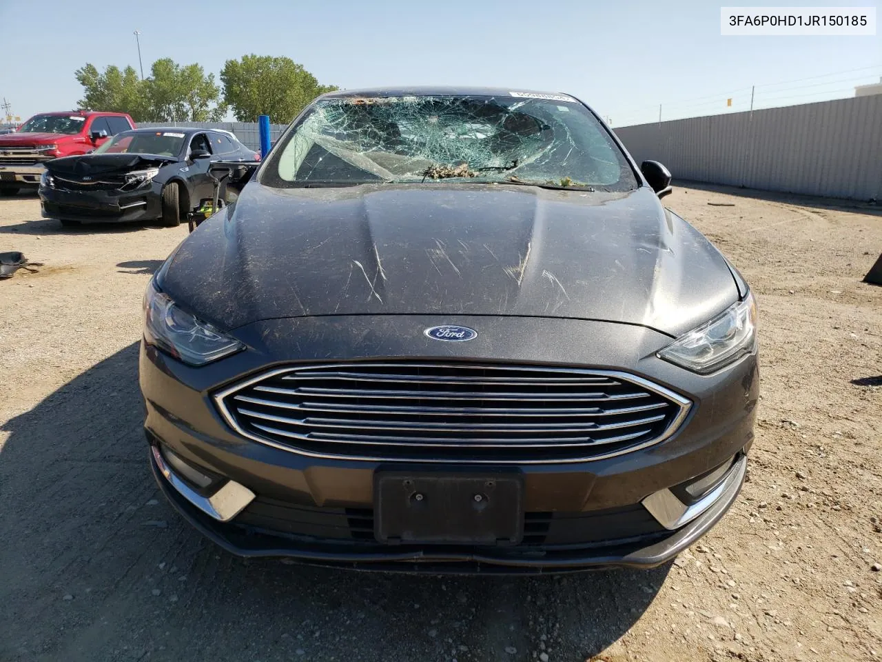 2018 Ford Fusion Se VIN: 3FA6P0HD1JR150185 Lot: 65988854