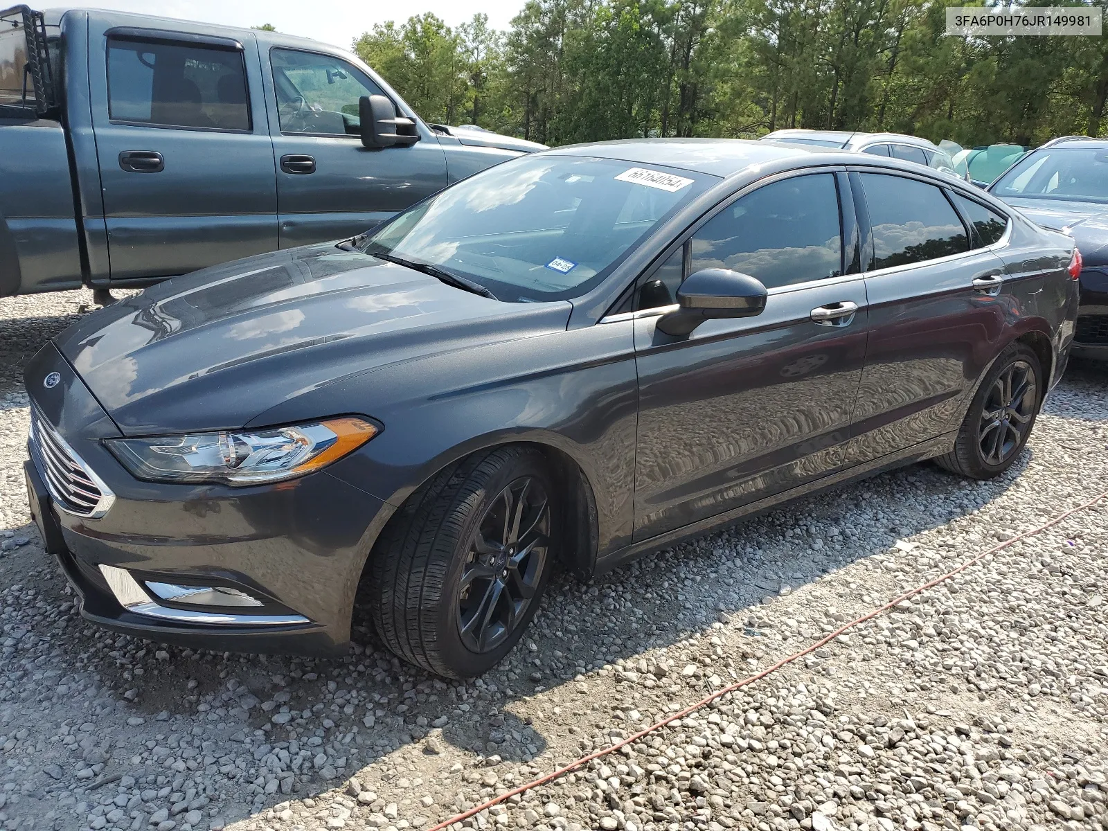 2018 Ford Fusion Se VIN: 3FA6P0H76JR149981 Lot: 66164054