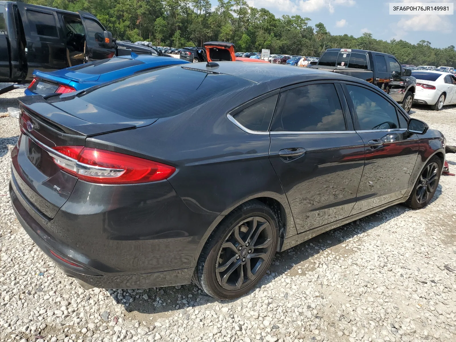 2018 Ford Fusion Se VIN: 3FA6P0H76JR149981 Lot: 66164054