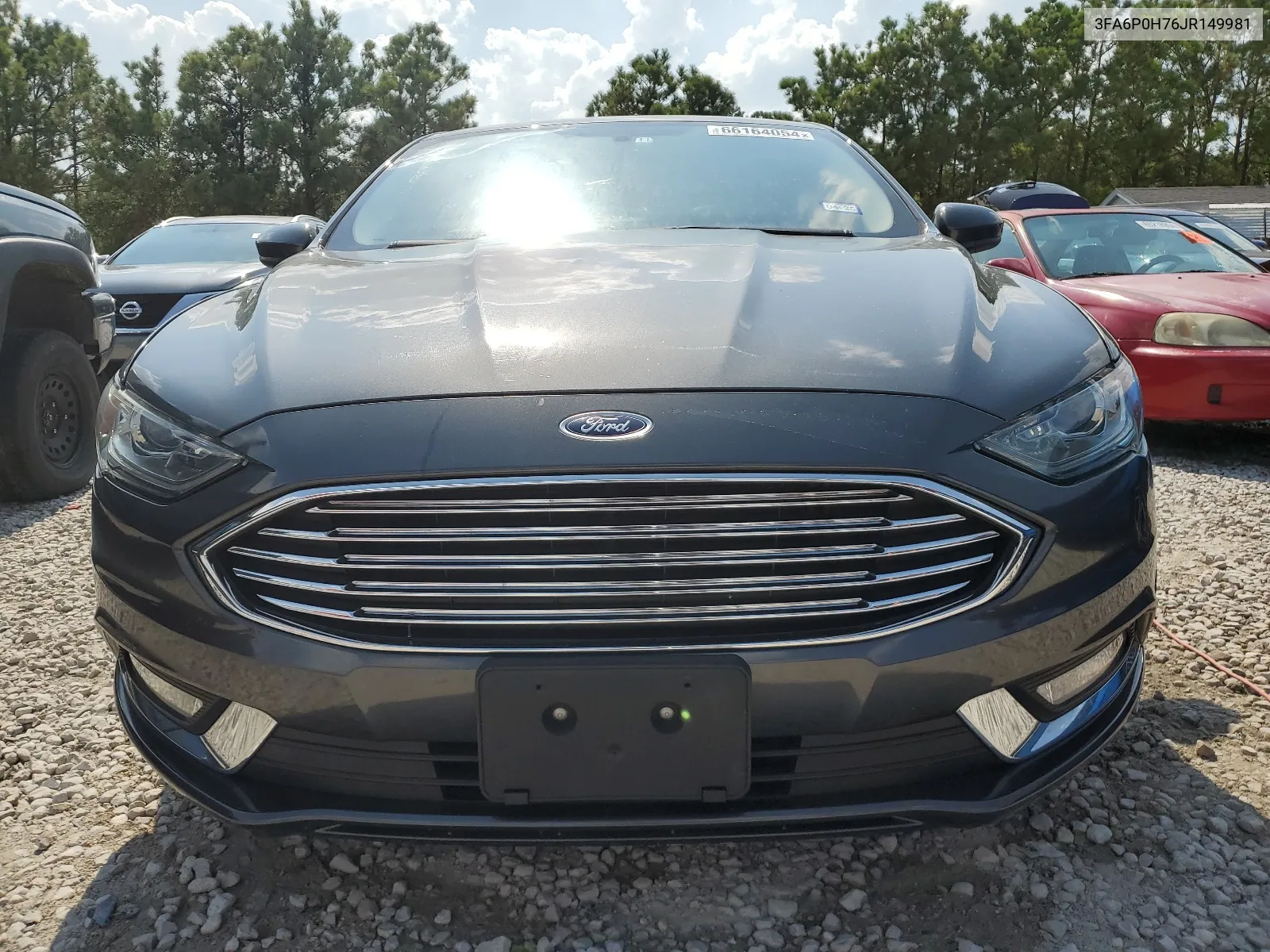 2018 Ford Fusion Se VIN: 3FA6P0H76JR149981 Lot: 66164054