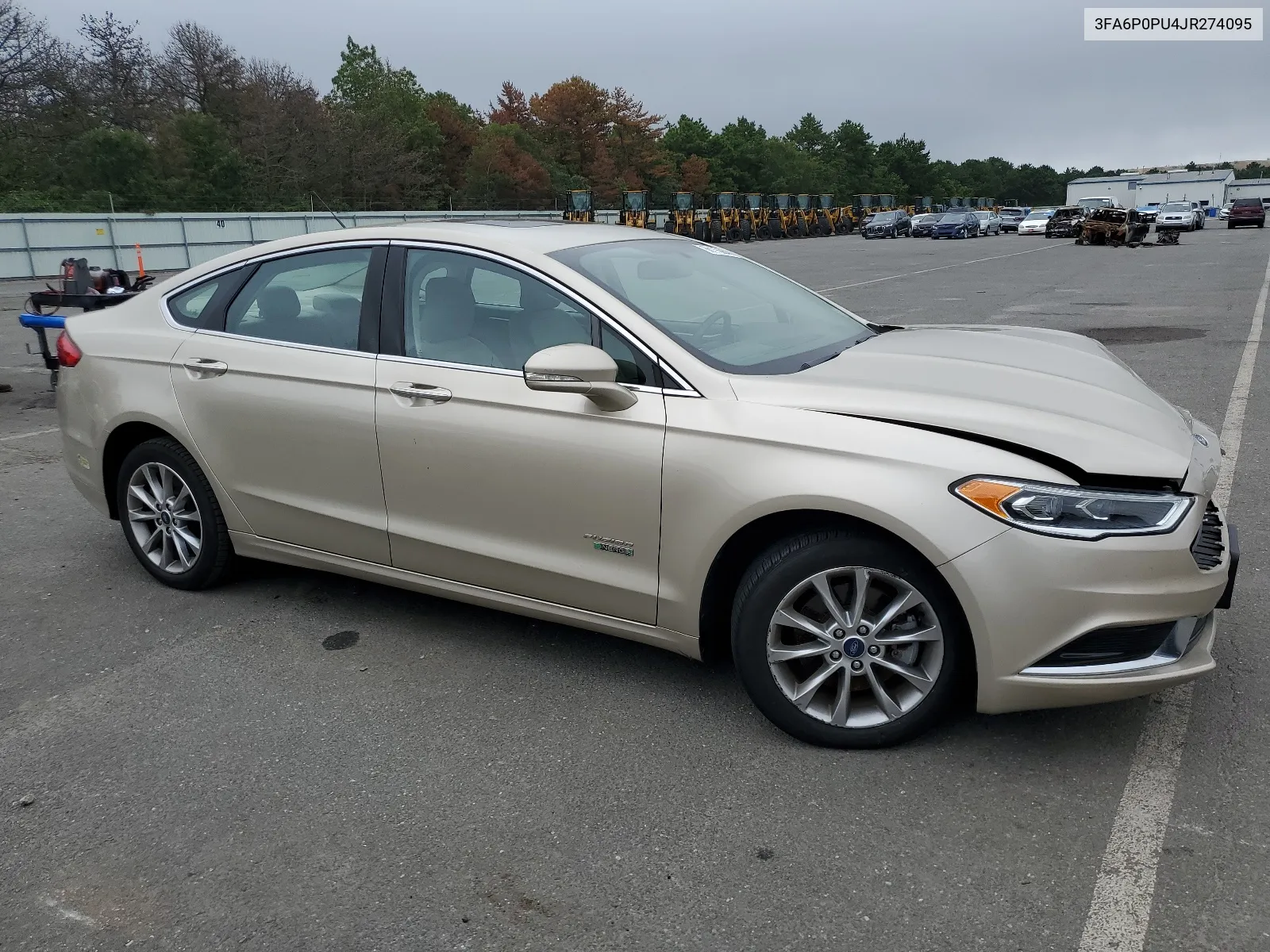 2018 Ford Fusion Se Phev VIN: 3FA6P0PU4JR274095 Lot: 66175664