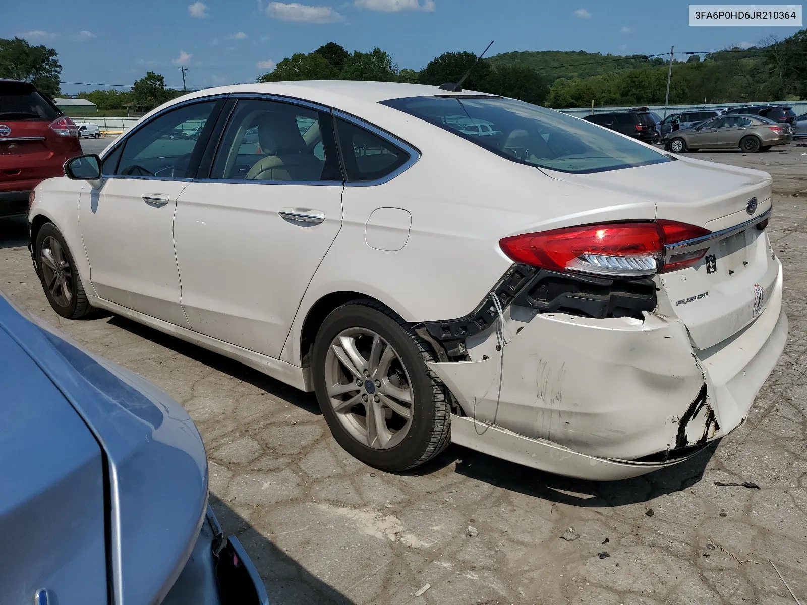 2018 Ford Fusion Se VIN: 3FA6P0HD6JR210364 Lot: 66303854