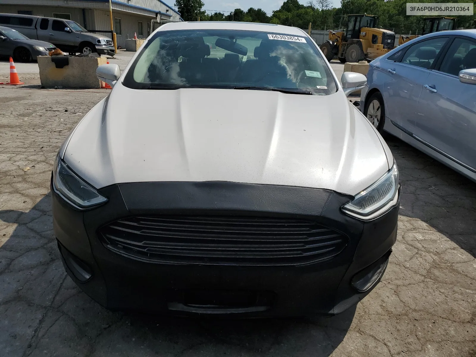 2018 Ford Fusion Se VIN: 3FA6P0HD6JR210364 Lot: 66303854