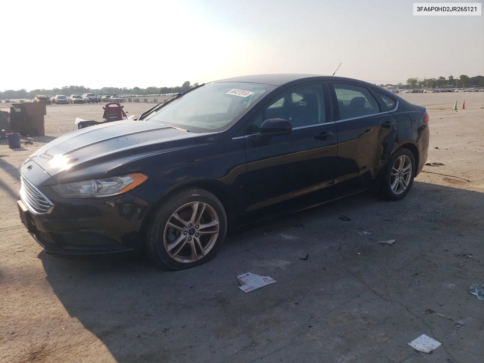 2018 Ford Fusion Se VIN: 3FA6P0HD2JR265121 Lot: 66427914