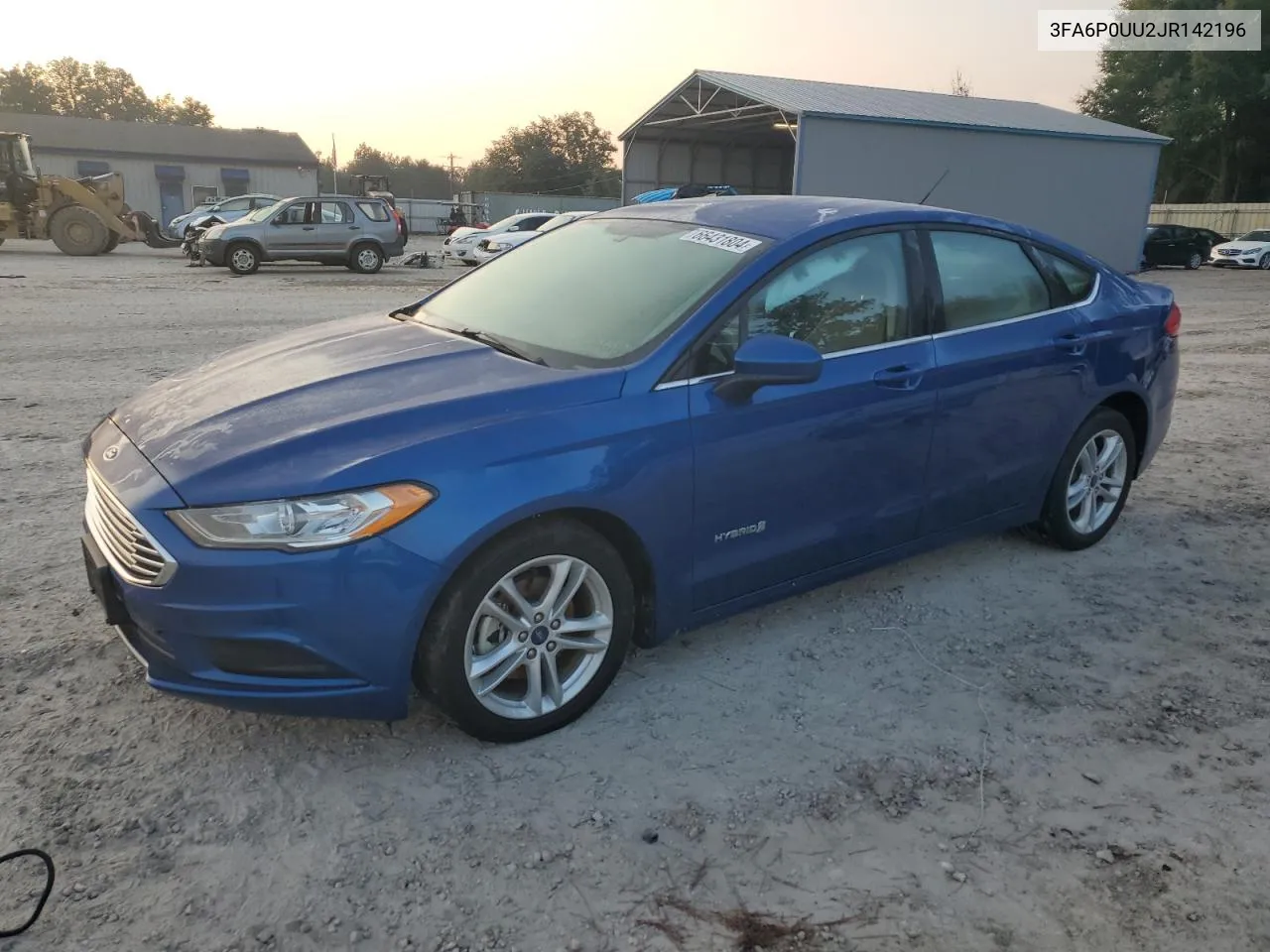 3FA6P0UU2JR142196 2018 Ford Fusion S Hybrid