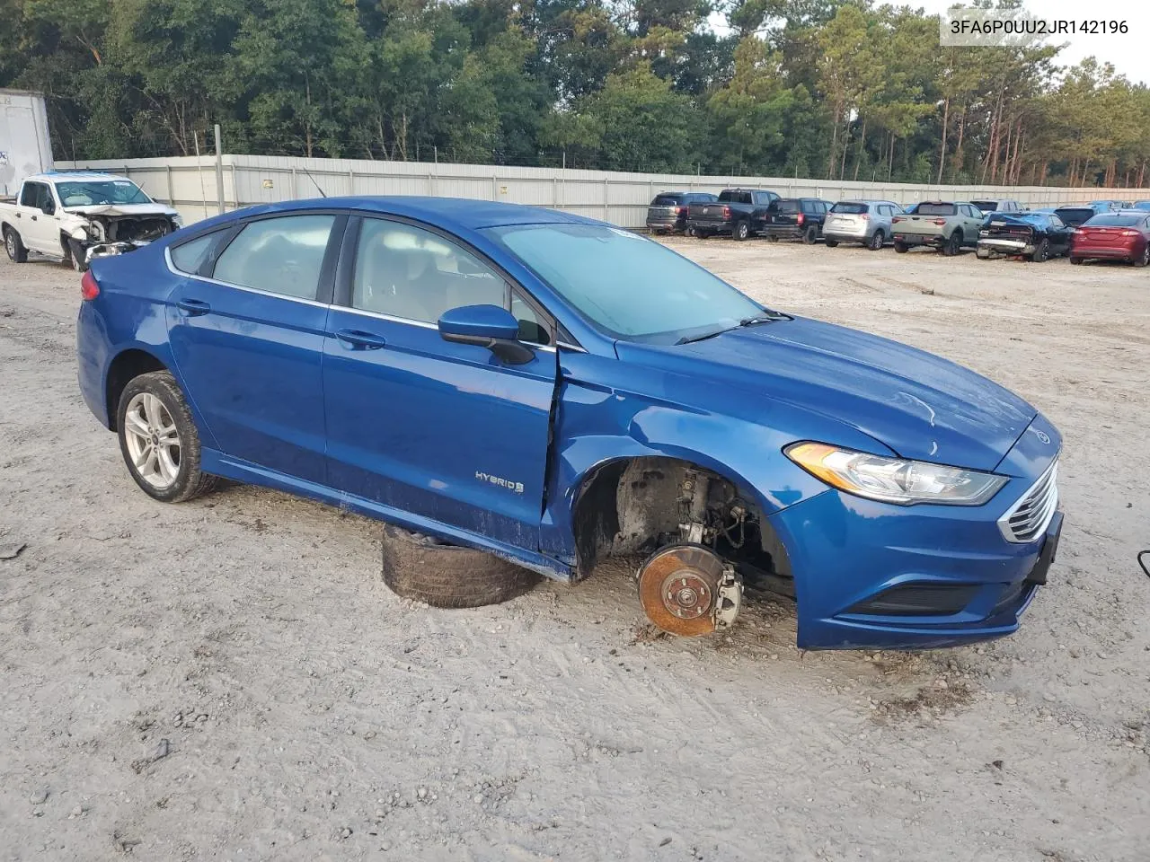 3FA6P0UU2JR142196 2018 Ford Fusion S Hybrid