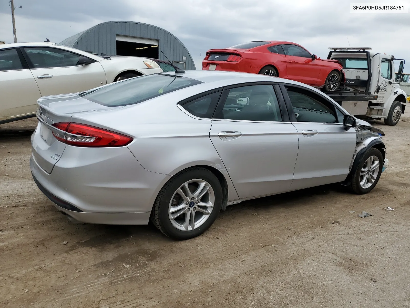 2018 Ford Fusion Se VIN: 3FA6P0HD5JR184761 Lot: 66569124