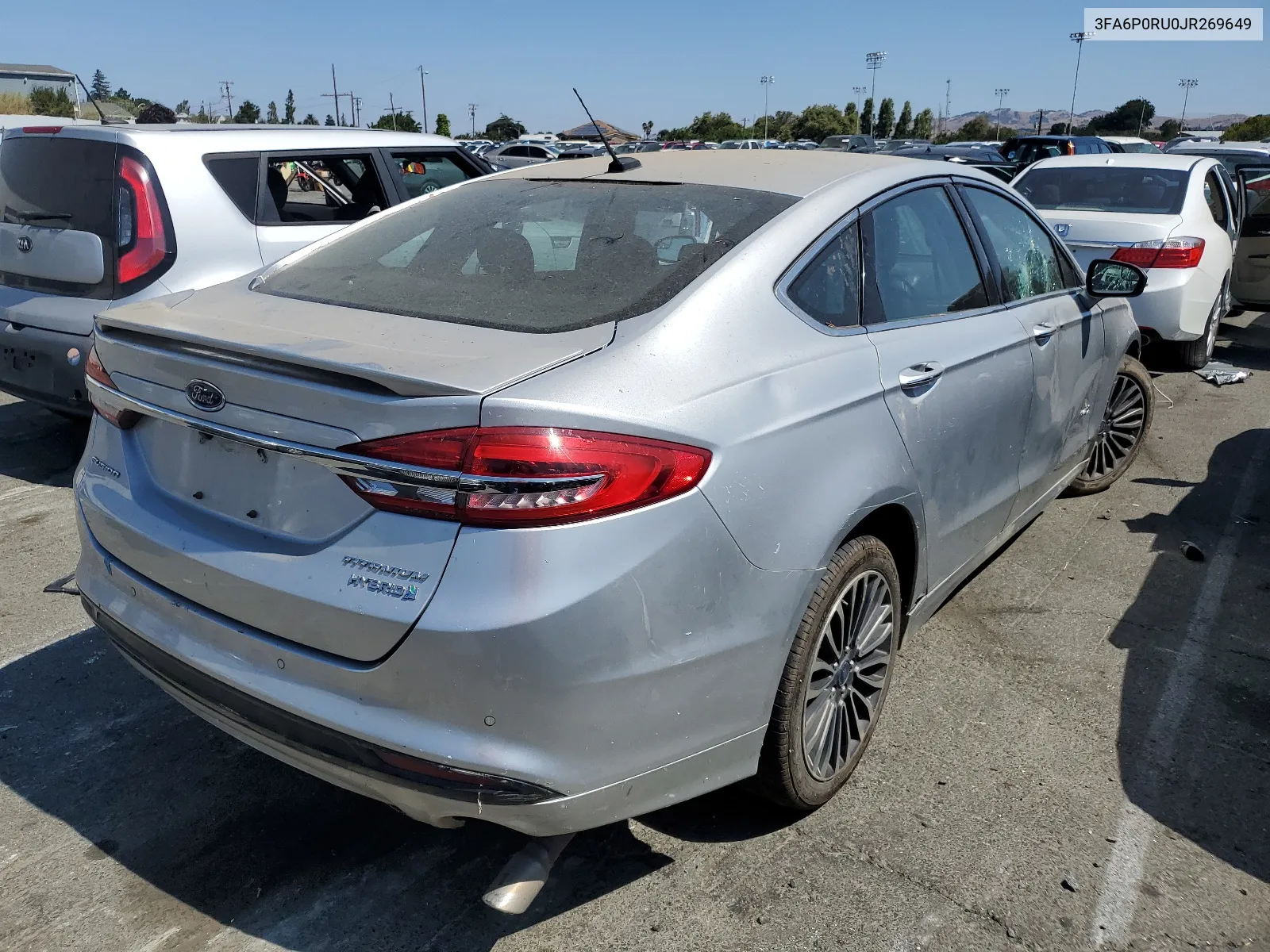 3FA6P0RU0JR269649 2018 Ford Fusion Titanium/Platinum Hev