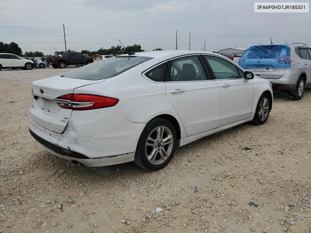 3FA6P0HD7JR185331 2018 Ford Fusion Se