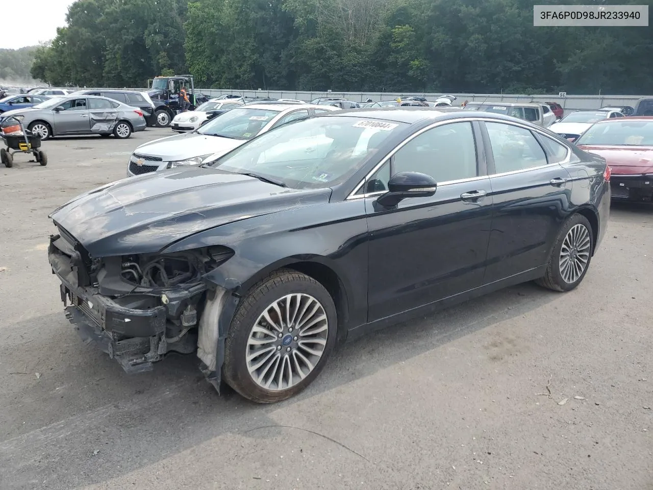 2018 Ford Fusion Titanium/Platinum VIN: 3FA6P0D98JR233940 Lot: 67010844