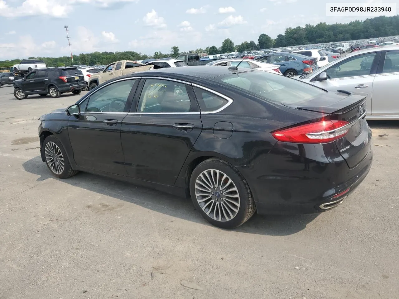 2018 Ford Fusion Titanium/Platinum VIN: 3FA6P0D98JR233940 Lot: 67010844