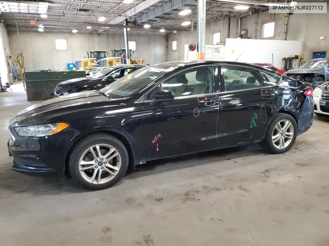 2018 Ford Fusion Se VIN: 3FA6P0H76JR227112 Lot: 67179784