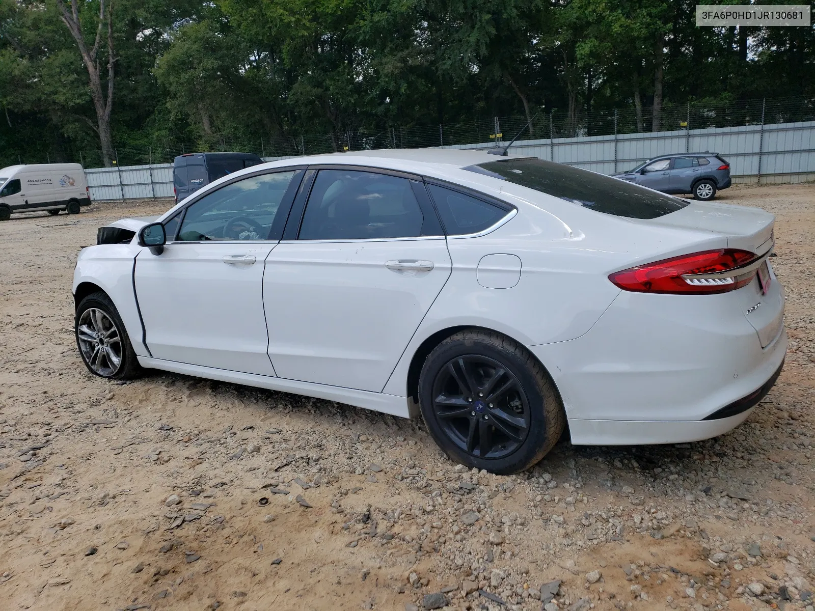 2018 Ford Fusion Se VIN: 3FA6P0HD1JR130681 Lot: 67222264