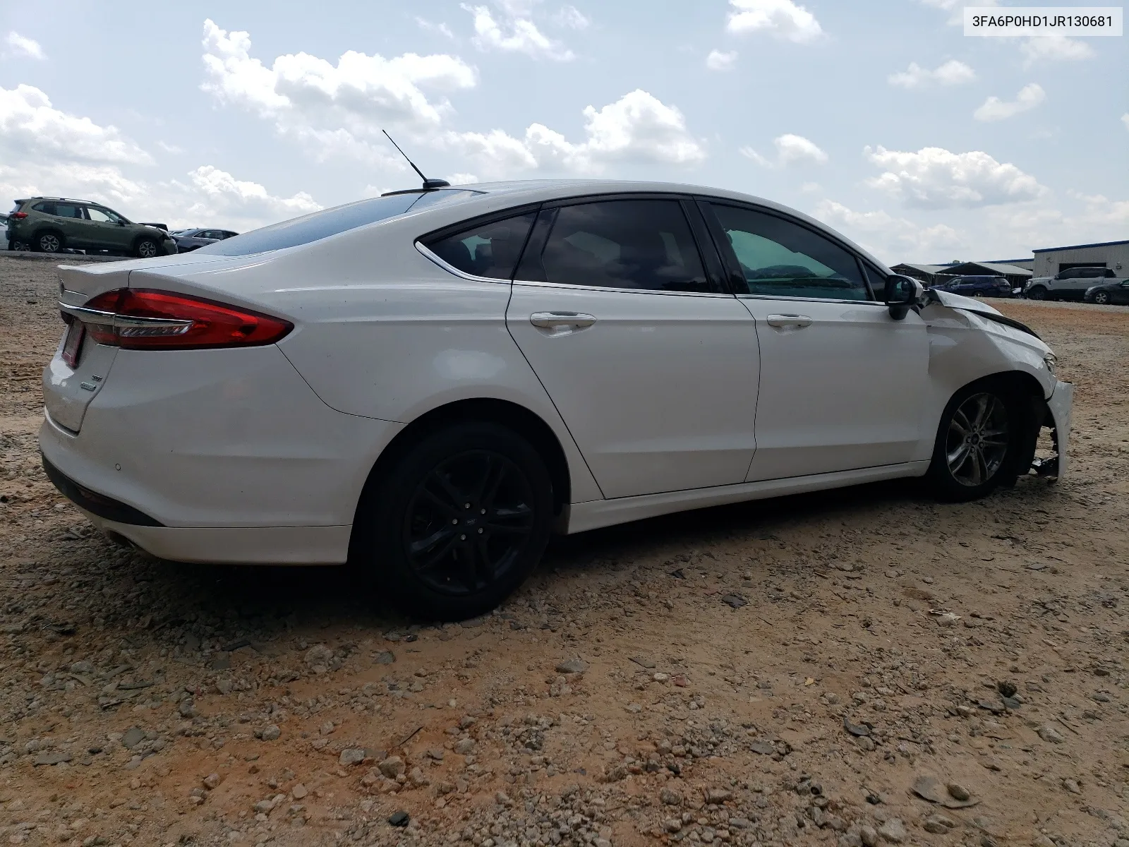 2018 Ford Fusion Se VIN: 3FA6P0HD1JR130681 Lot: 67222264