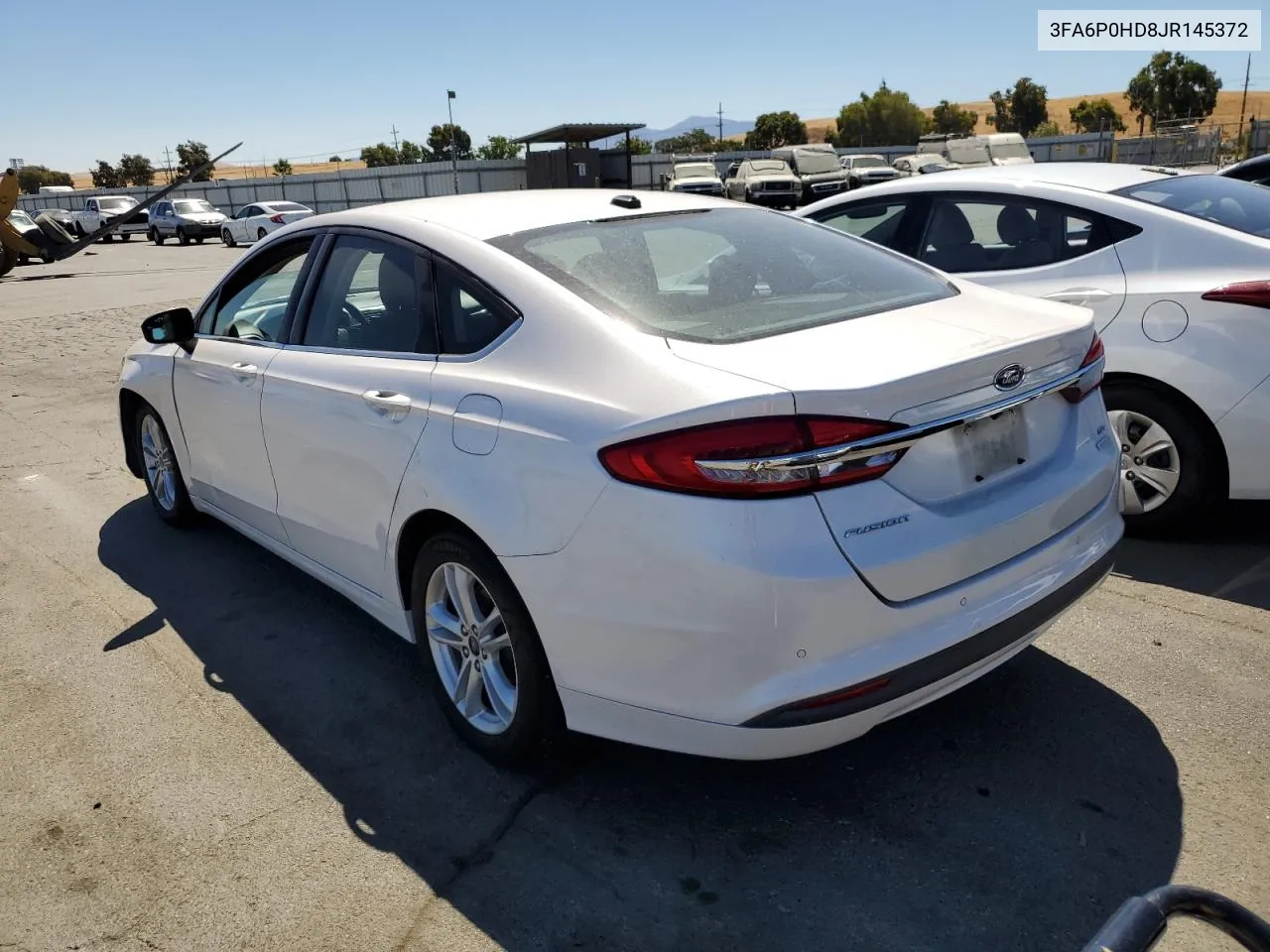 2018 Ford Fusion Se VIN: 3FA6P0HD8JR145372 Lot: 67416344